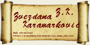 Zvezdana Karamarković vizit kartica